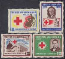 Guatemala A- 230/33 1958 Conmemorativas Cruz Roja Usados - Guatemala
