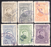 Guatemala A- 287/87E 1963/65 Fray Payo Enriquez De Rivera Usados - Guatemala