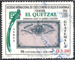 Guatemala A- 871 1998 Sociedad Internacional De Coleccionistas De Sello En Gua - Guatemala