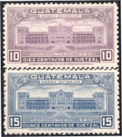 Guatemala A- 143/44 1946 Palacio Nacional MH - Guatemala