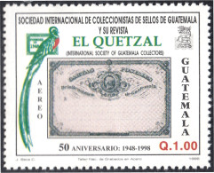 Guatemala A- 871 1998 Sociedad Internacional De Coleccionistas De Sello En Gua - Guatemala