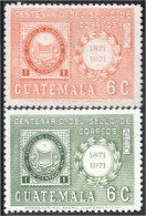 Guatemala A- 573/74 1976 Centenario Del Sello De Correos Escudo MNH - Guatemala