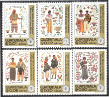 Guatemala A- 631/36 1978 Trajes Típicos De Guatemala MNH - Guatemala