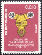 Guatemala A- 759 1983 Día Mundial De Las Telecomunicaciones Y La Salud MNH - Guatemala