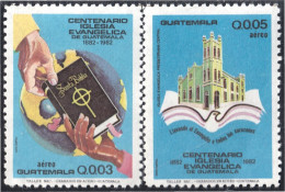 Guatemala A- 760/61 1983 Centenario Iglesia Evangélica MNH - Guatemala