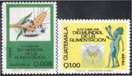 Guatemala A- 765/66 1983 Día Mundial De La Alimentación MNH - Guatemala