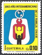 Guatemala A- 798 1985 Año Interamericano De La Familia ONAM MNH - Guatemala