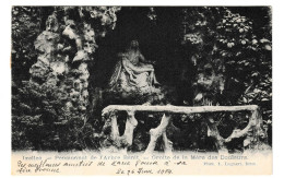 Elsene Ixelles Pensionnat De L' Arbre Bénit Grotte De La Mère Des Douleurs Cachet 1904 Tournai Htje - Elsene - Ixelles