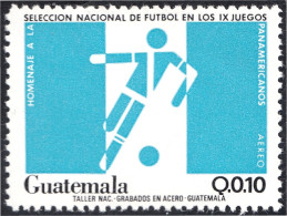 Guatemala A- 820 1987 Homenaje Selección Nacional De Fútbol En Los IX Juegos P - Guatemala