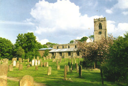 SCOTTER, LINCOLNSHIRE, ST. PETER'S CHURCH, ARCHITECTURE, GRAVEYARD, TOWER WITH CLOCK, ENGLAND, UNITED KINGDOM, POSTCARD - Sonstige & Ohne Zuordnung