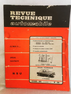 Revue Technique Automobile Originale Fevrier  1970 Numero 286  Nsu - Auto