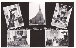 2703159Dokkum, St. Martinus Markt – Kerk. - Dokkum