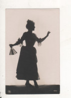 Silhouette Femme - Scherenschnitt - Silhouette