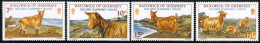 FAU1/S Guernesey  Nº 204/07  1980  Las Cabras Doradas De Guernesey Lujo - Guernsey