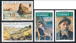 PI1 Guernesey  Nº 105/08  1974 Pinturas De Renoir  MNH - Guernesey