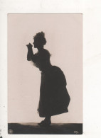 Silhouette Femme - Scherenschnitt - Silhouette