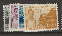 1956 MNH Nederlands Nieuw Guinea NVPH 41-44 - Nederlands Nieuw-Guinea