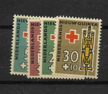 1957 MNH Nederlands Nieuw Guinea NVPH 49-52, Postfris** - Nouvelle Guinée Néerlandaise