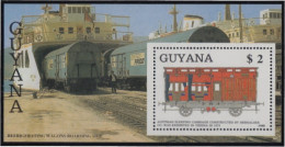 Guyana HB 118 1993 Modelo Reducido De Tren Vagón Frigorífico MNH - Guyane (1966-...)