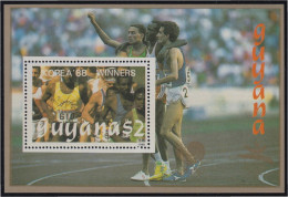 Guyana HB 67 1991 Preludio Juegos Olímpicos De Barcelona Medallas De Oro Juego - Guyane (1966-...)