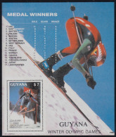 Guyana HB 19 1988 Ganadores De Los Juegos Olímpicos De Calgary MNH - Guyane (1966-...)