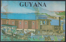 Guayana Guyana HB 22 1989 Tren Imperial Japonés Locomotora Train MNH - Guyane (1966-...)