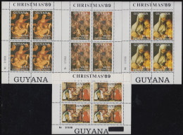 Guyana 2151K/N 1989 Minihojita Navidad Chritsmas MNH - Guyane (1966-...)