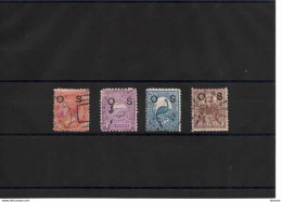 NOUVELLES GALLES DU SUD 1888 SERVICE  Yvert  1 + 21-23 Oblitéré Cote : 9 Euros - Used Stamps