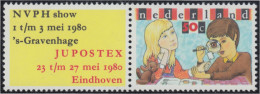 Holanda 1132 1980 6ª Exposición Internacional De Jóvenes Filatélicos MNH - Autres & Non Classés