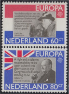 Holanda 1138/39 1980 Europa Personajes Célebres MNH - Altri & Non Classificati