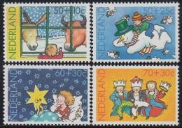 Holanda 1211/14 1983 El Niño Y La La Navidad MNH - Autres & Non Classés