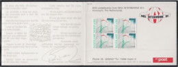 Holanda 1248 1985 Sail 85 Detalle Del Aparejo De Un Velero MNH En Carnet - Autres & Non Classés