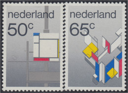 Holanda  Netherlands 1204/05 1983 Movimiento Artístico De Stijl Cuadro, Dibujo - Andere & Zonder Classificatie