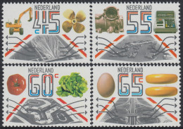 Holanda Netherlands 1159/62 1981 Exportaciones Industriales Y Agrícolas MNH - Otros & Sin Clasificación