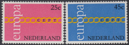 Holanda Netherlands 932/33 1971 Europa Lujo - Autres & Non Classés