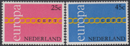 Holanda Netherlands 932/33 1971 Europa Lujo - Altri & Non Classificati