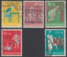 Holanda  Netherlands 712/16 1959 Obras Por La Infancia Niños Usado - Altri & Non Classificati