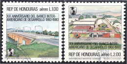 Honduras A- 684/85 1983 XX Aniversario Del Banco Interamericano De Desarrollo  - Honduras