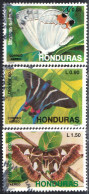 Honduras A- 752/54 1991 Mariposa Butterflies Usados - Honduras