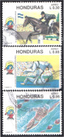 Honduras A- 763/65 1991 XI Juegos Deportivos Panamericanos Usados - Honduras
