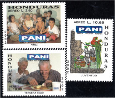 Honduras A- 1114/16 2002 Familia Educación Merienda Niños Ancianos MNH - Honduras