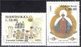 Honduras A- 1197/98 2005 Virgen De Suyapa Dibujo Infantil MNH - Honduras