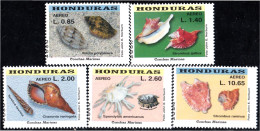 Honduras A- 1172/76 2004 Crustáceos Conchas Marinas MNH - Honduras