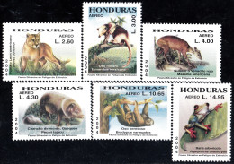 Honduras A- 1181/86 2004 Fauna Silvestre En Peligro De Extinción Osos Melero Y - Honduras