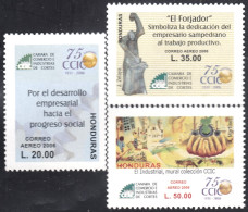 Honduras A- 1283/85 2006 Cámara De Comercio E Industria De Cortes MNH - Honduras