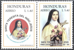 Honduras A- 894/95 1997 Santa Teresita Del Niño Jesús MNH - Honduras