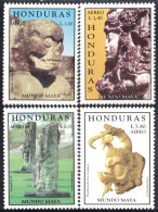 Honduras A- 955/58 1998 Mundo Maya Esculturas MNH - Honduras