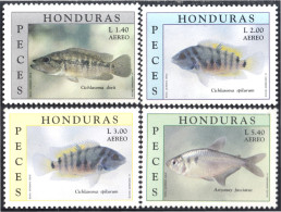 Honduras A- 889/92 1997 Peces Fishes MNH - Honduras