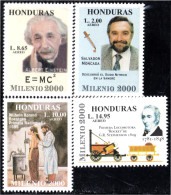 Honduras A- 993/96 1999 Milenio 2000 Científicos Célebres Albert Einstein MNH - Honduras