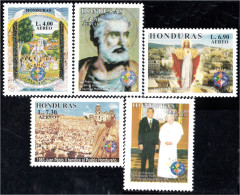 Honduras A- 1003AE 2000 San Pedro 1º Papa Y SS Juan Pablo II MNH - Honduras